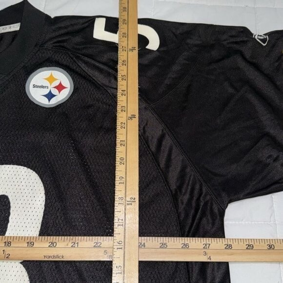 Reebok NFL Steelers Escandon Jersey 58 XXL Black/Yellow - Picture 7 of 7